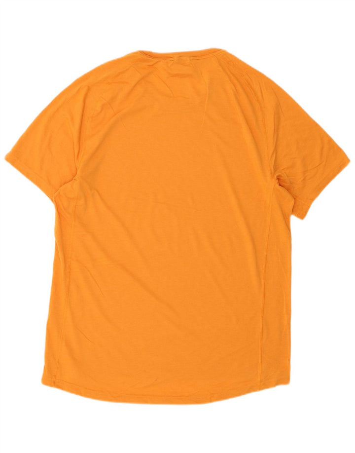 Prana Hombre Camiseta Top Medium Naranja Sintético