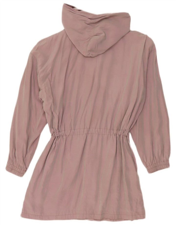 Vintage mujer chaqueta con capucha Reino Unido 14 púrpura medio