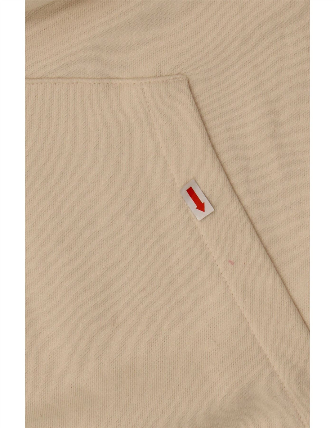 REEBOK Jersey con capucha extragrande para mujer Reino Unido 16 Grande Algodón blanco roto