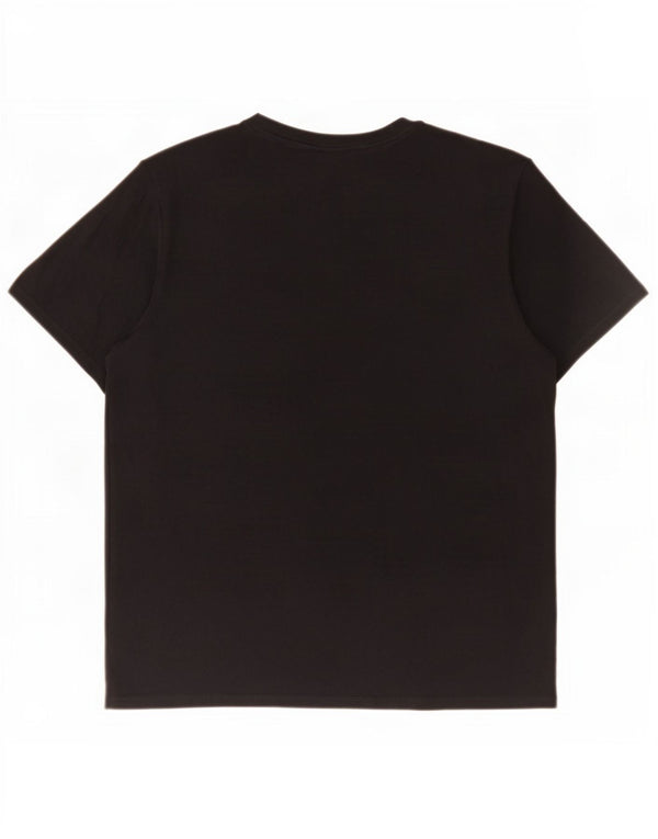 Nike Dri Fit Graphic Camiseta para hombre, talla grande, color negro