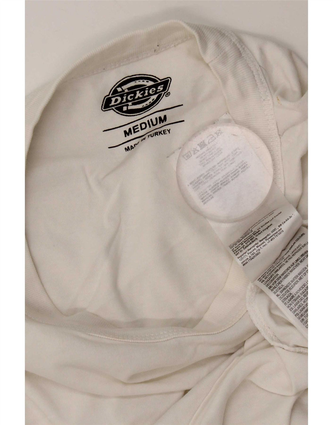 Dickies Camiseta Hombre Top Medium Blanco Algodón