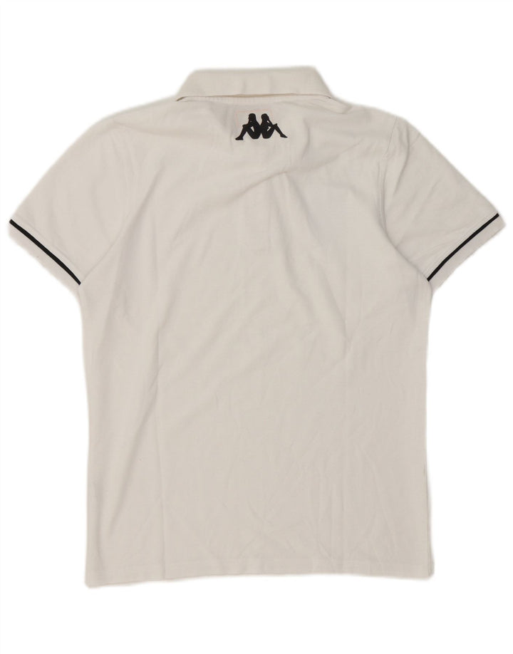 Kappa Polo Gráfico Para Hombre Blanco Pequeño