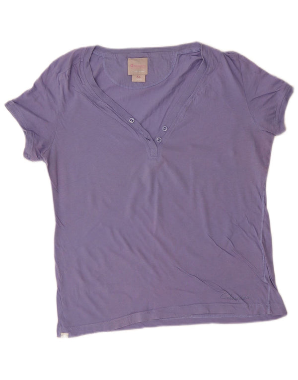 CHAMPION Camiseta para mujer Top UK 18 XL Algodón morado