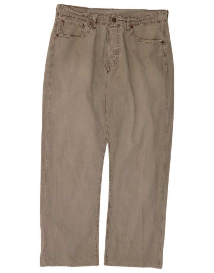 Levi's Jeans rectos 401 para hombre W33 L28 Algodón gris