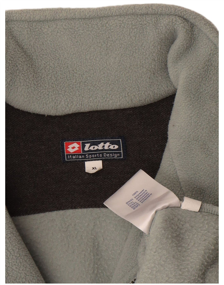 LOTTO Jersey Polar Hombre con Cremallera y Cuello XL Poliéster Azul