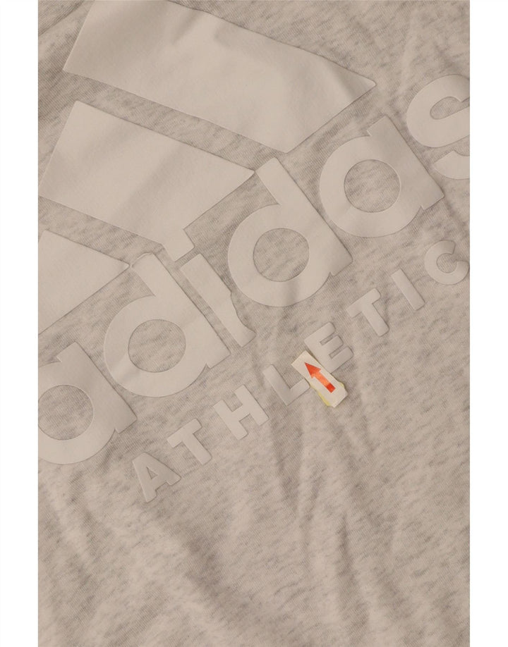 ADIDAS Sudadera gráfica para mujer Jumper UK 40 Grande Gris
