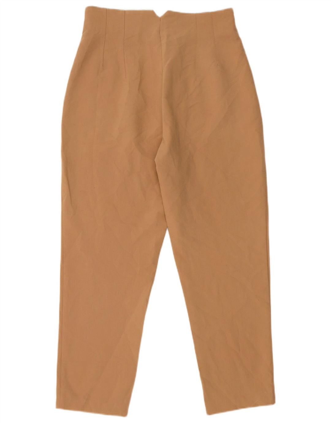 Zara Mujer Pantalón De Traje Tapered Mediano W28 L26 Beige