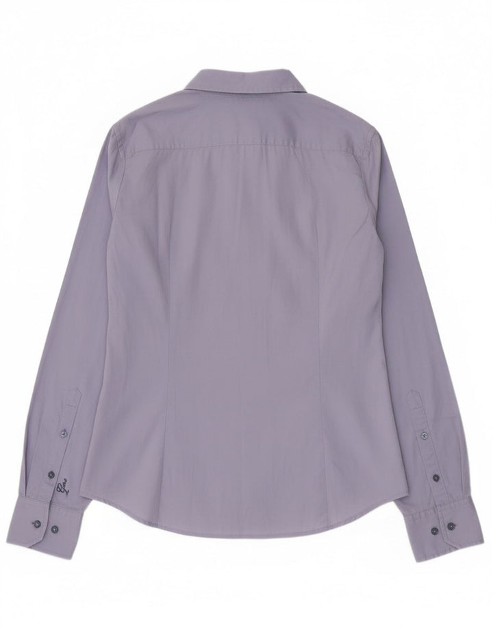 Camisa Gas Mujer UK 44 Algodón Azul Medio