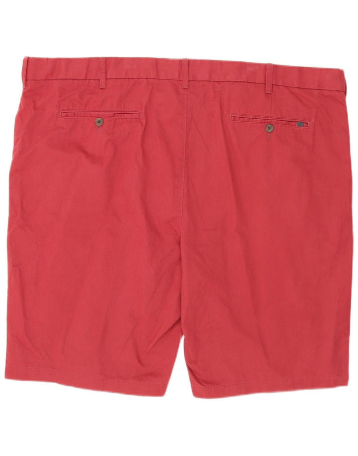 Marks & Spencer Pantalones cortos chinos para hombre W48 4XL Algodón rojo