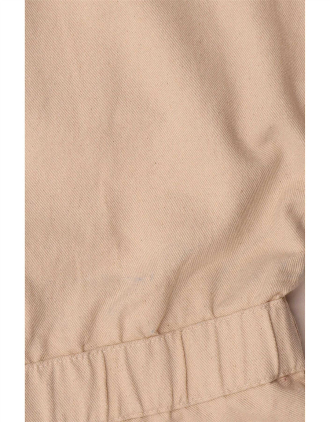 Zara Mujer Mono Corto De Mezclilla UK 44 Algodón Beige Medio