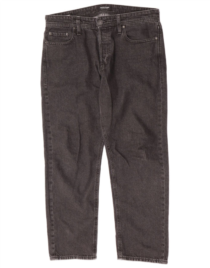 Jack & Jones Vaqueros rectos para hombre W32 L27 Algodón gris