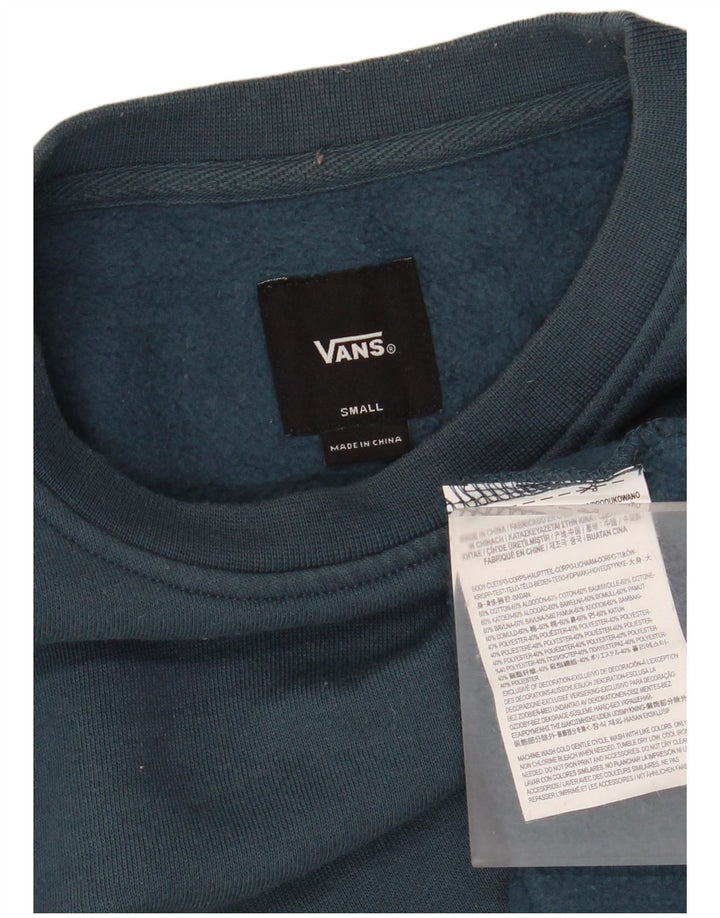 VANS Hombre Sudadera Jumper Small Azul Algodón