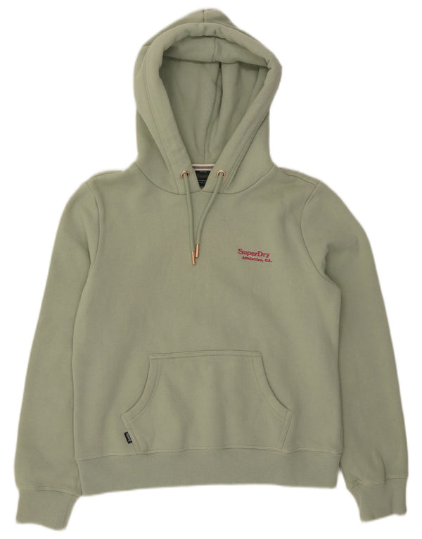 Superdry Jersey con capucha para mujer Reino Unido 12 Algodón verde medio