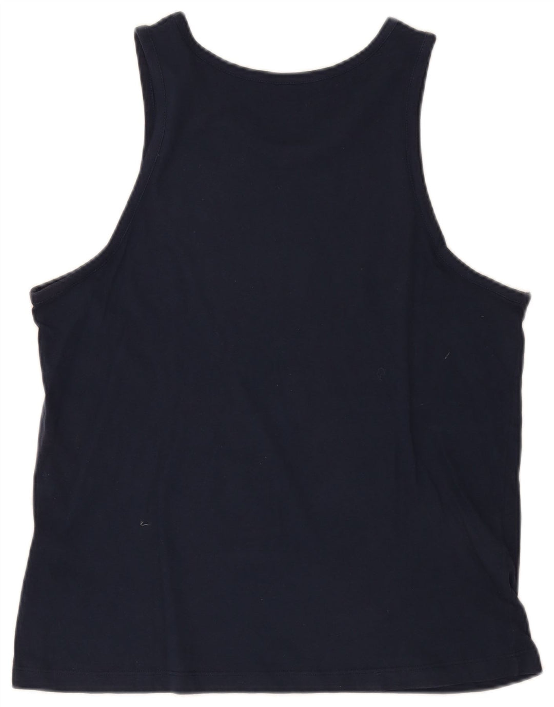 Nike - Camiseta sin mangas con estampado entallado para hombre, talla grande, algodón azul marino