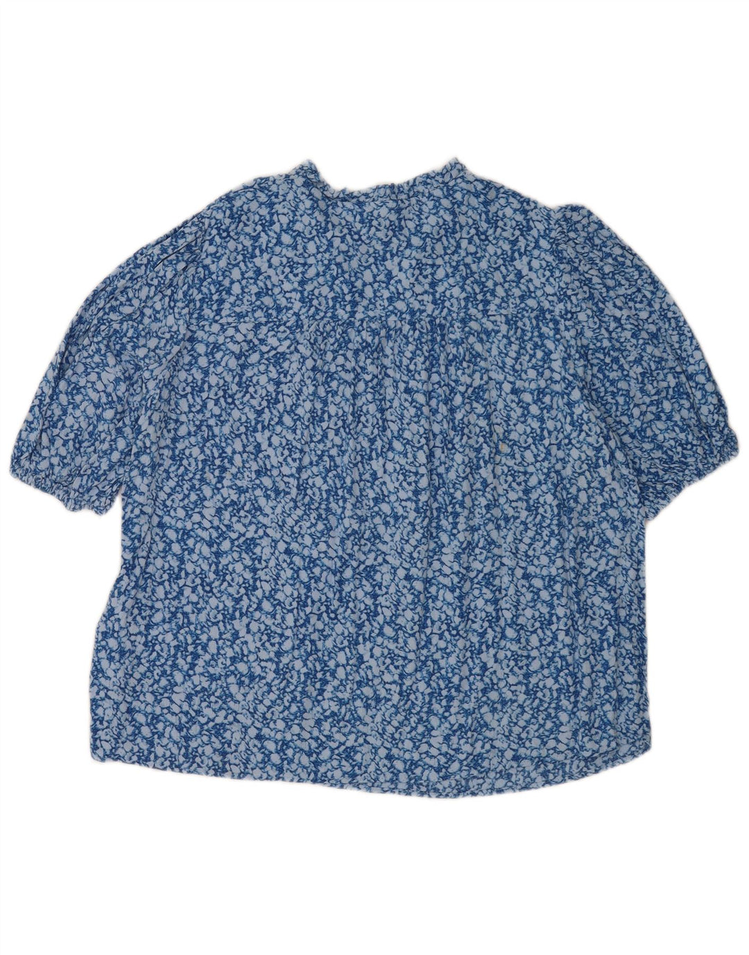 Marks & Spencer Blusa extragrande para mujer UK 44 Viscosa azul grande