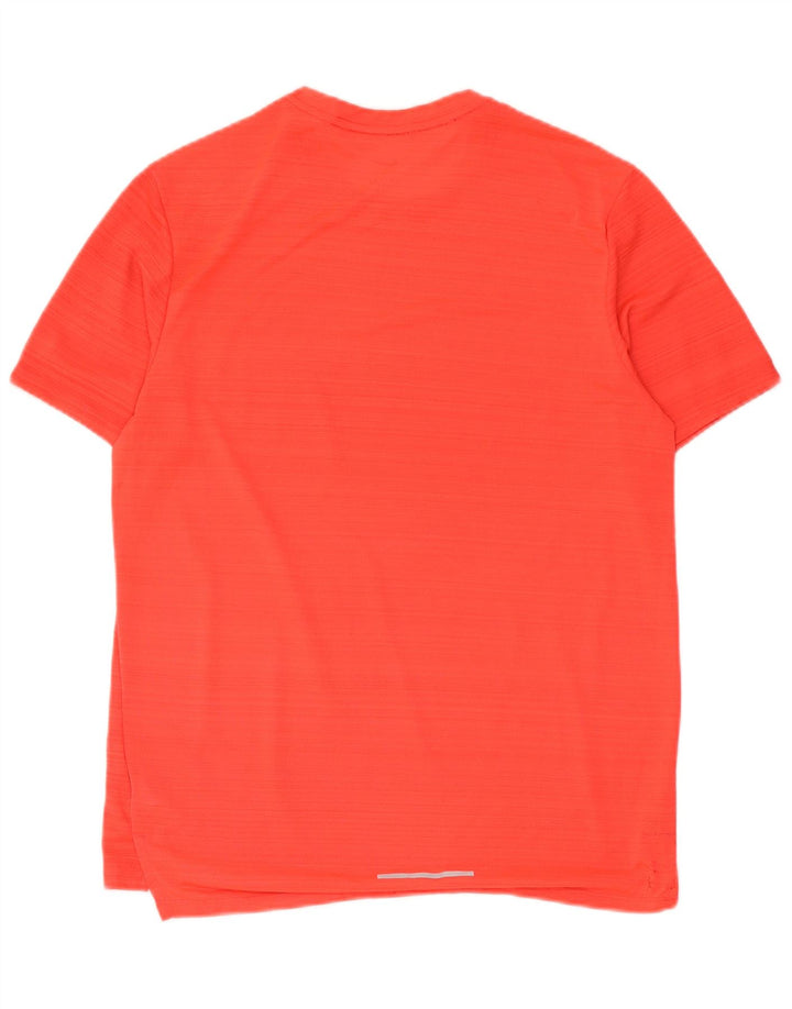 Camiseta Nike Dri Fit para hombre Top poliéster a rayas rojas medianas