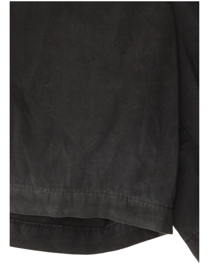 Marks & Spencer Pantalones cortos chinos para mujer UK 12 Medium W32 Algodón negro