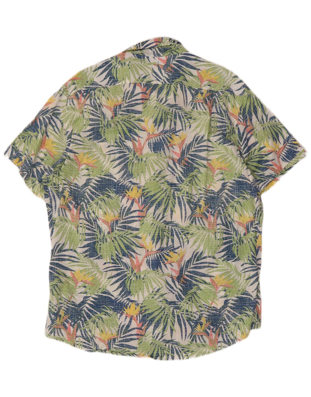 Izod Camisa De Manga Corta De Agua Salada Para Hombre Algodón Floral Multicolor Grande