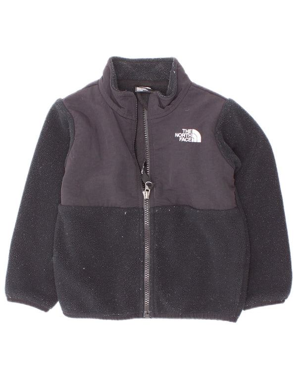 The North Face Chaqueta polar para bebé niño 18-24 meses Negro Colorblock