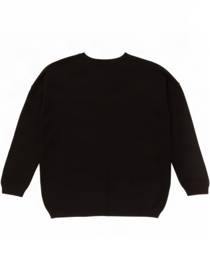 Marks & Spencer - Jersey de cuello redondo para mujer, talla 40, talla M, color negro