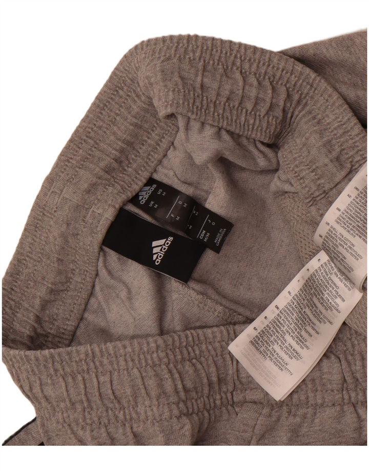 Adidas Hombre Pantalones De Chándal Joggers Gris Medio Algodón