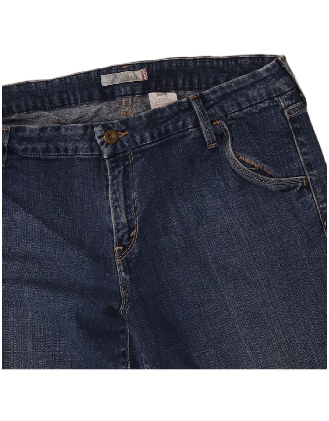 Levi's 545 Capri Jeans para mujer US 14 XL W36 L18 Algodón azul