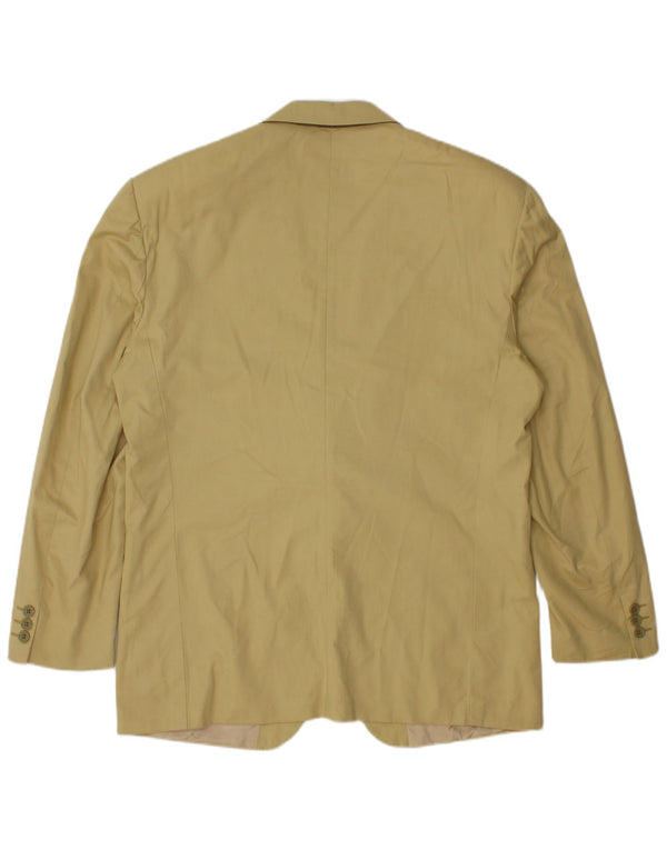 Cacharel Chaqueta tipo blazer de 2 botones para hombre IT 52 XL Algodón beige