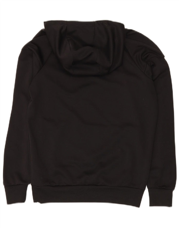 HUMMEL Sudadera con capucha gráfica para niños 15-16 años Grande Negro Colorblock
