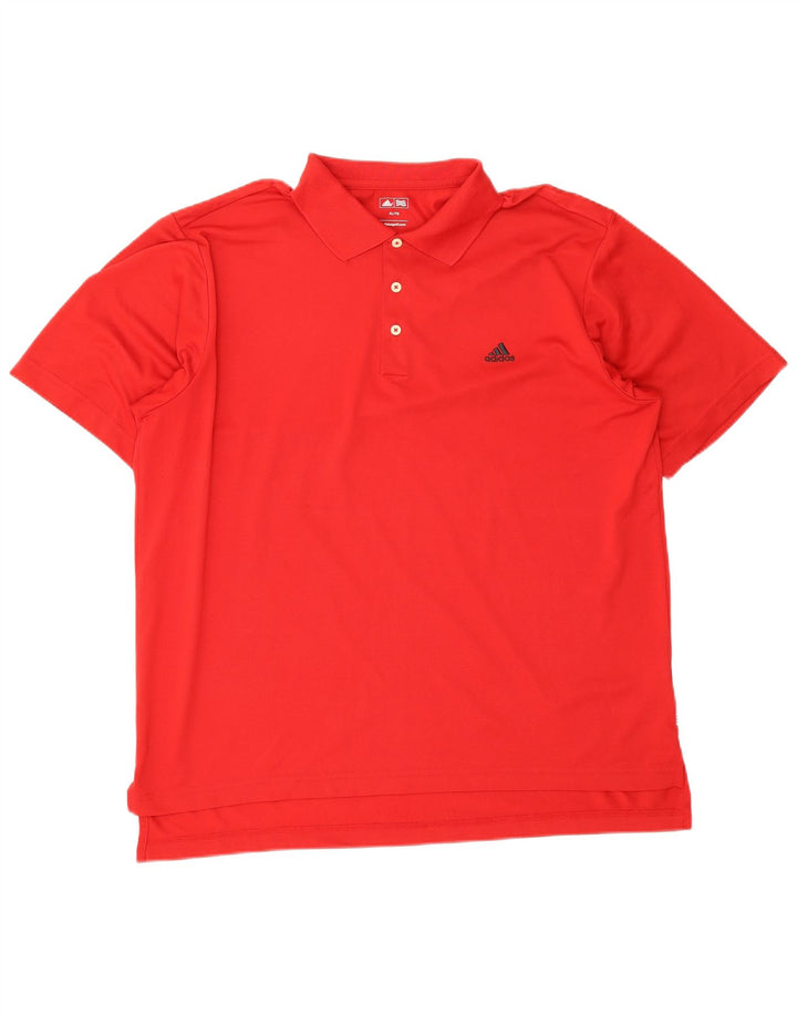 Polo Adidas Hombre XL Poliéster Rojo