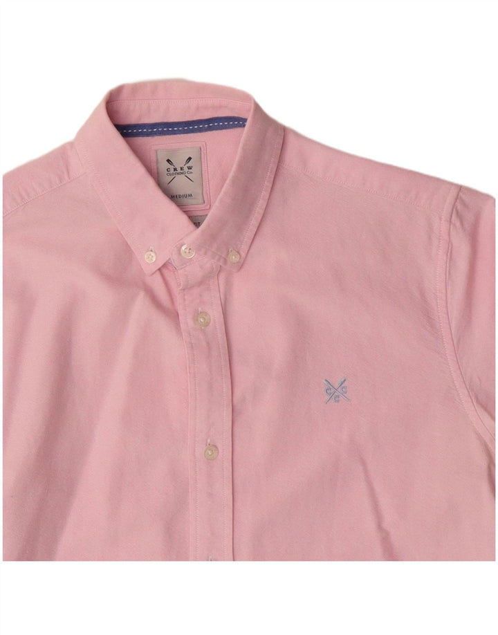 CREW CLOTHING Camisa Hombre Algodón Rosa Medio