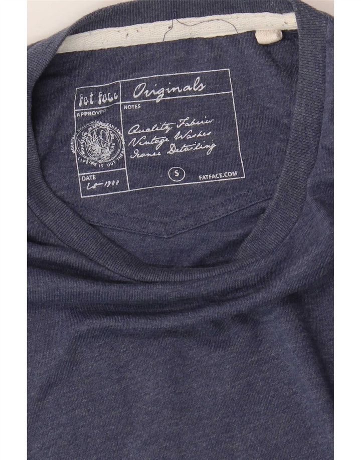 Camiseta para hombre Fat Face Top Small Azul marino