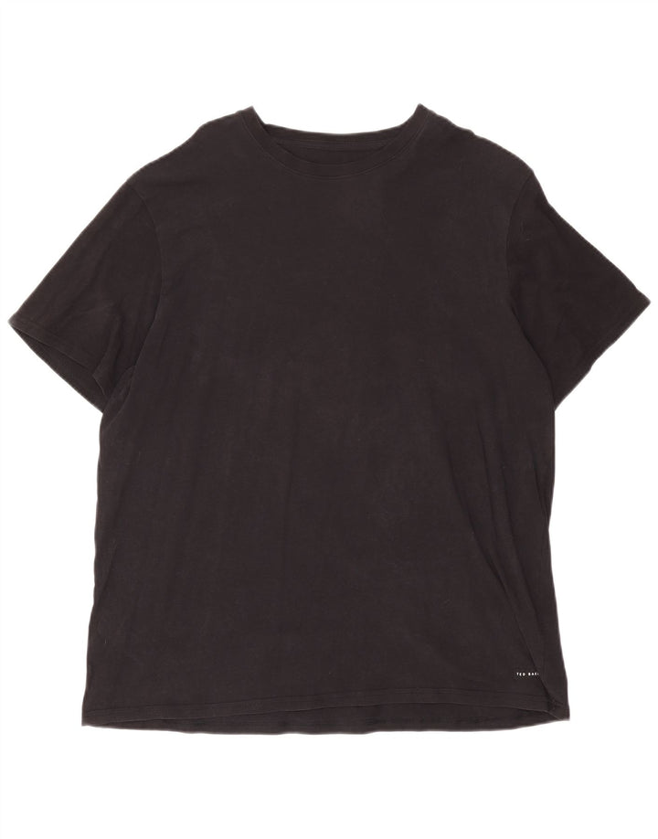 Ted Baker - Camiseta para hombre, talla grande, algodón negro