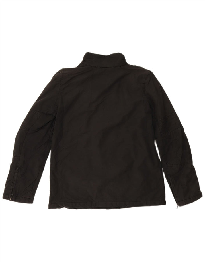 Chaqueta cortavientos de gran tamaño para mujer Jigsaw UK 10 Small Black