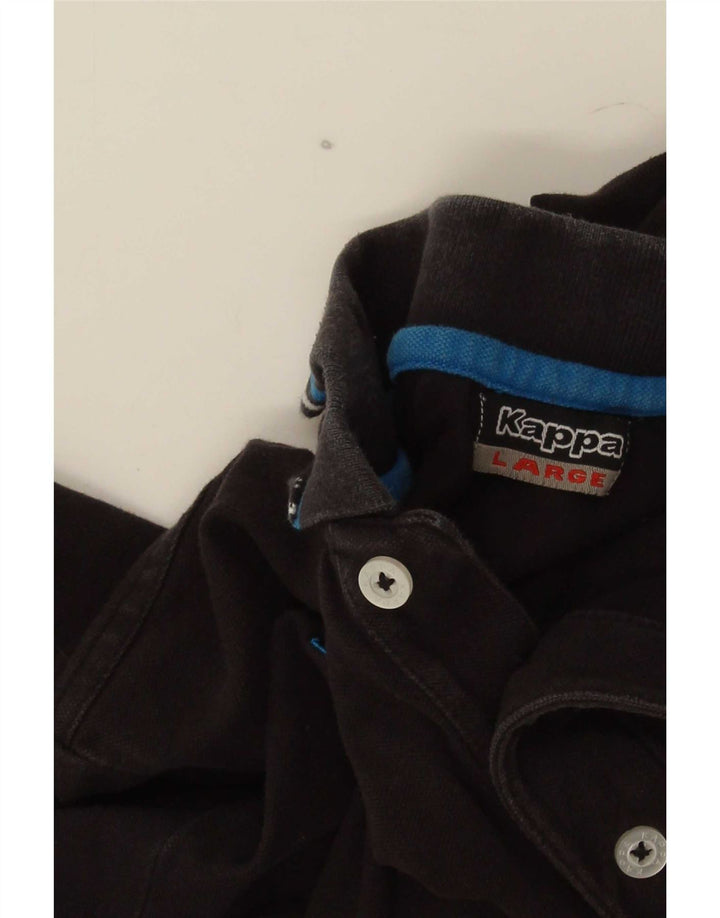 Kappa Polo Hombre Grande Rayas Negras