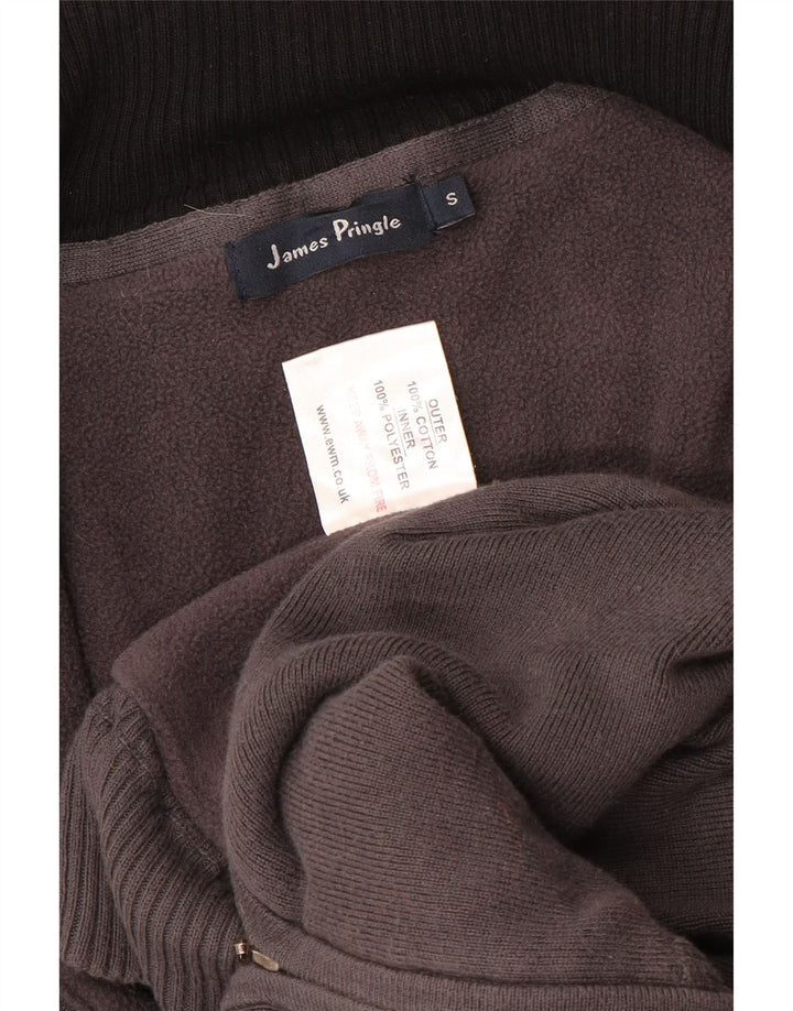 James Pringle - Cárdigan para hombre, talla pequeña, algodón gris