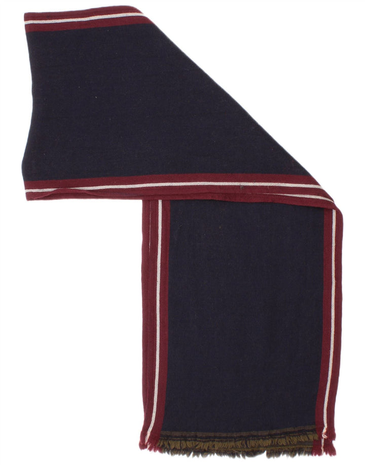 Massimo Dutti Bufanda Rectángulo Hombre Talla Única Azul Marino Rayas Clásicas