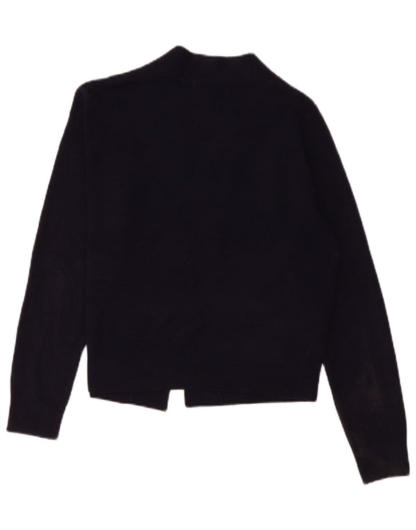 Marks & Spencer Suéter Cárdigan Abierto Corto para Mujer UK 44 Medio Azul Marino