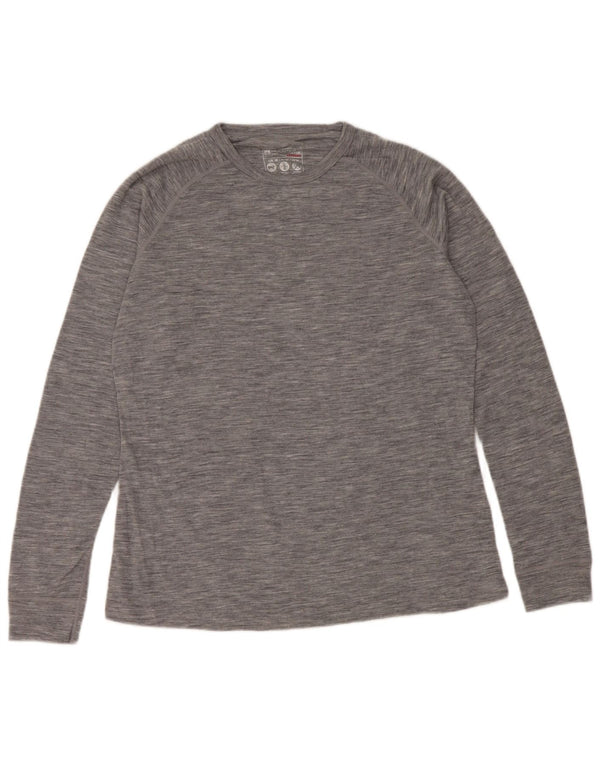 Camiseta de manga larga para mujer Mountain Warehouse ES 40 XL Lana merino gris