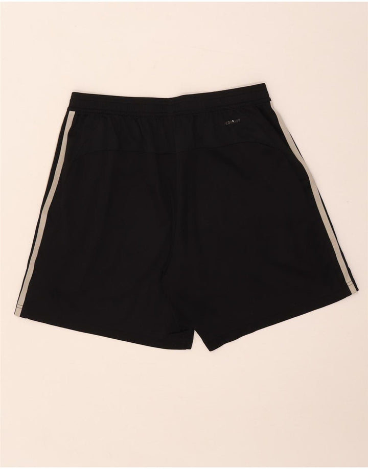 Adidas - Pantalones cortos deportivos Aeroready para hombre, tamaño grande, poliéster negro