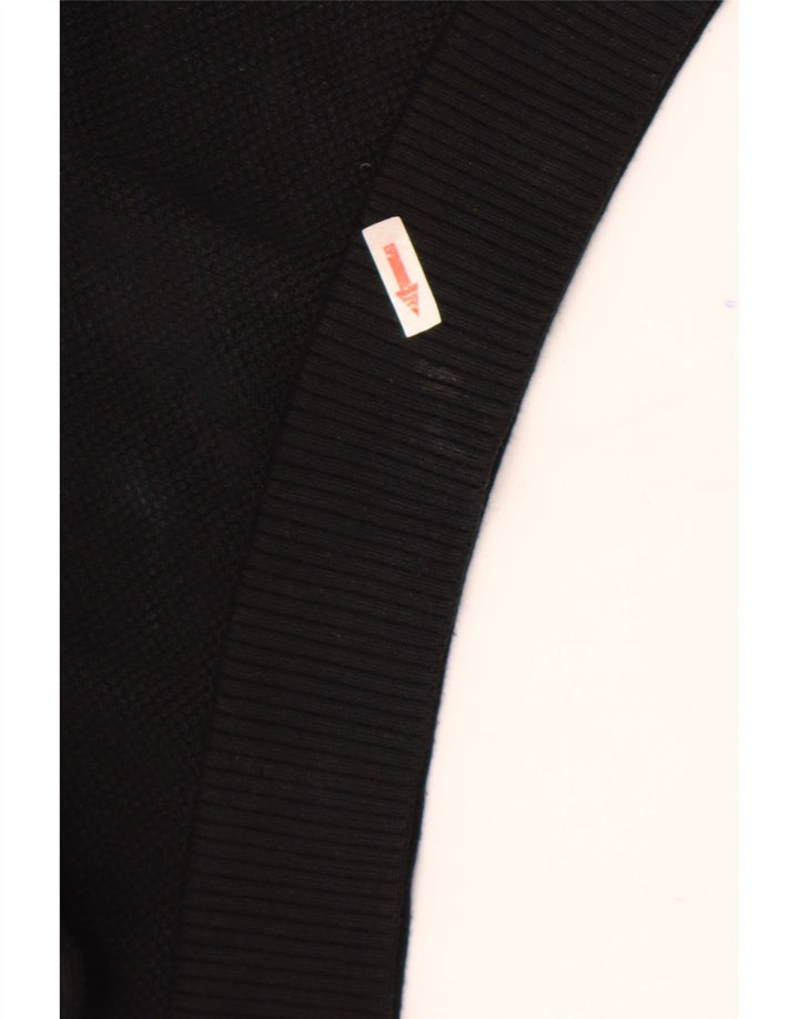 Gap Jersey De Cuello Redondo Para Hombre Jersey Pequeño De Algodón Negro