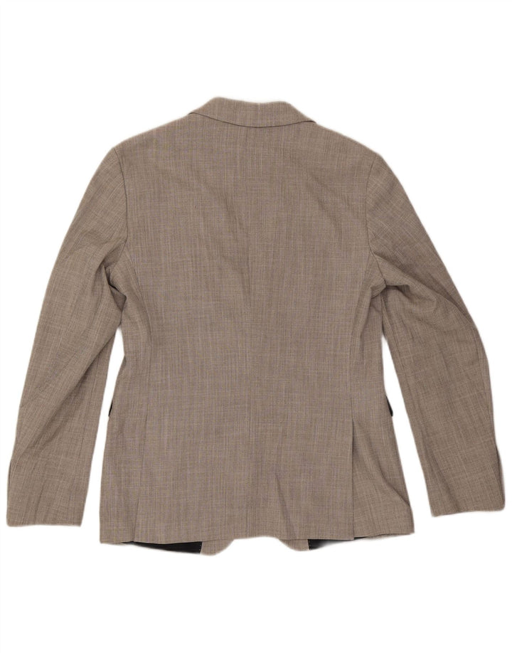 Zara Chaqueta tipo blazer de 2 botones para hombre EU 48 Poliéster gris medio