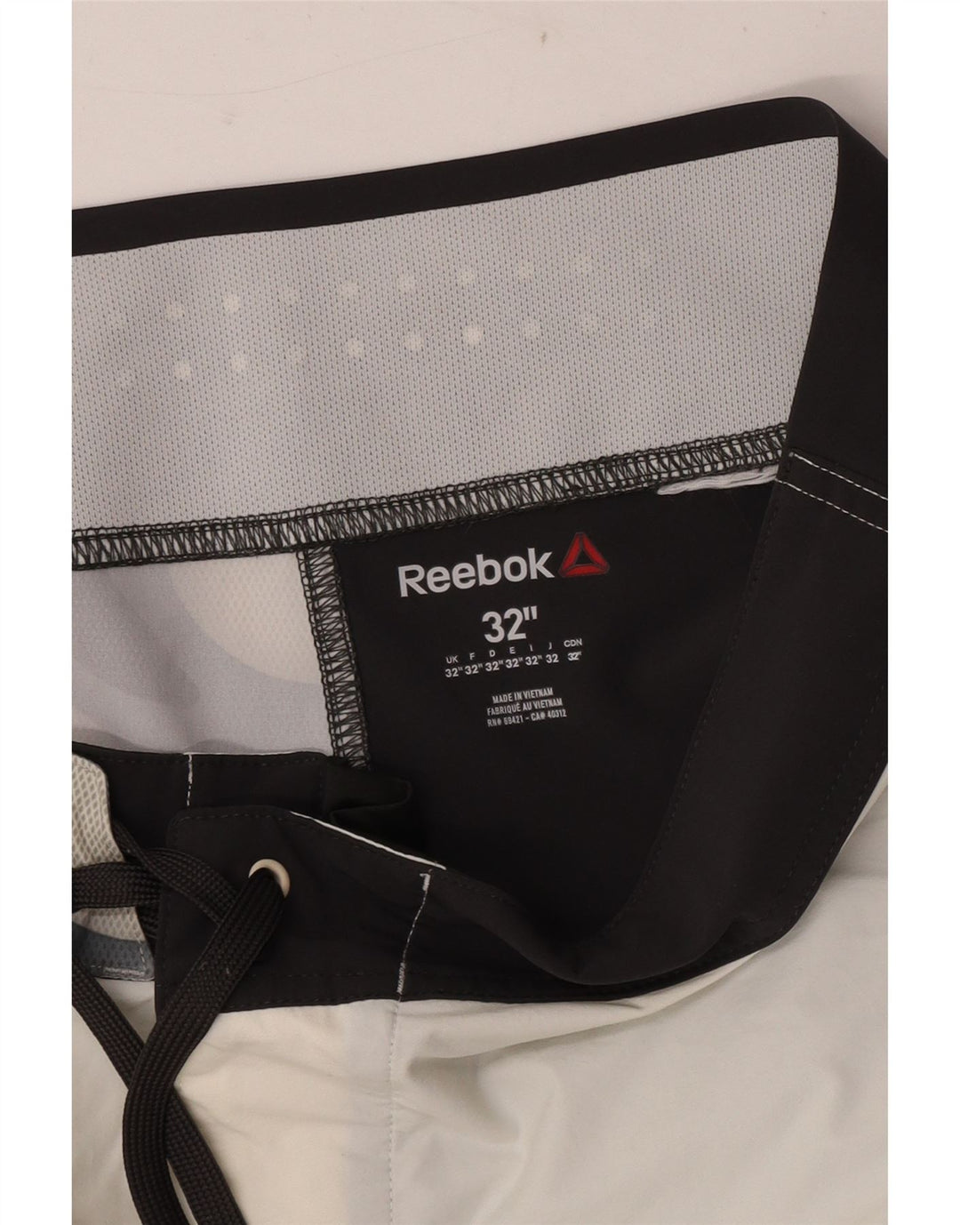 Reebok Speedwick Graphic Bañador tipo shorts para hombre, tamaño mediano, color negro