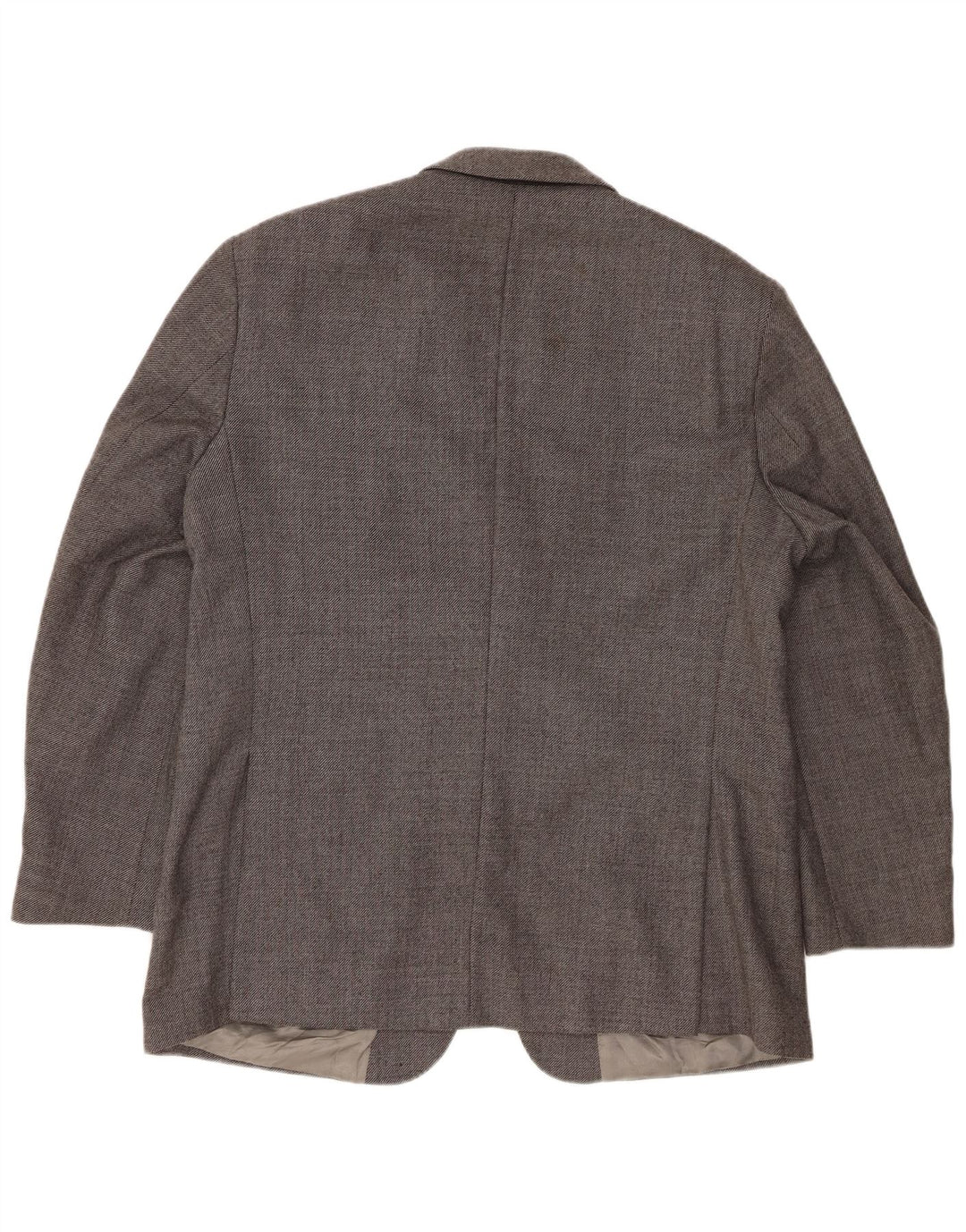 Marks & Spencer Chaqueta tipo blazer de 2 botones para hombre UK 44 XL Gris Lana virgen