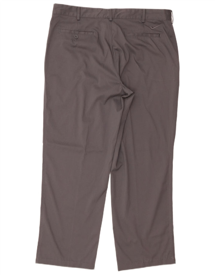 Pantalón chino recto Dri Fit para hombre Nike W36 L30 Poliéster gris