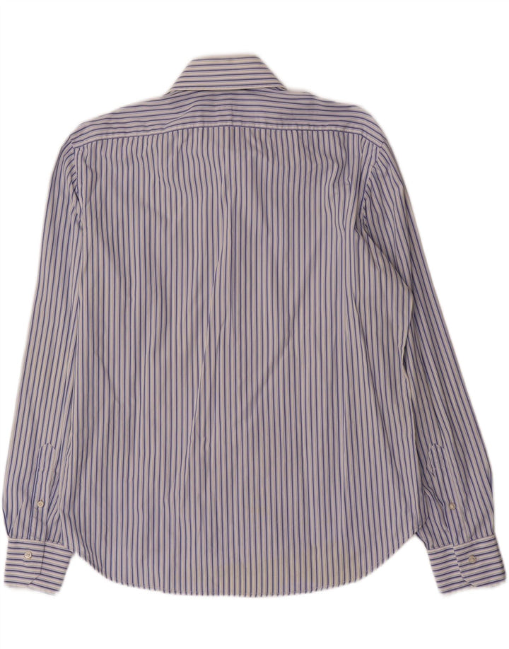 Camisa Barba Hombre Talla 17 XL Rayas Azules