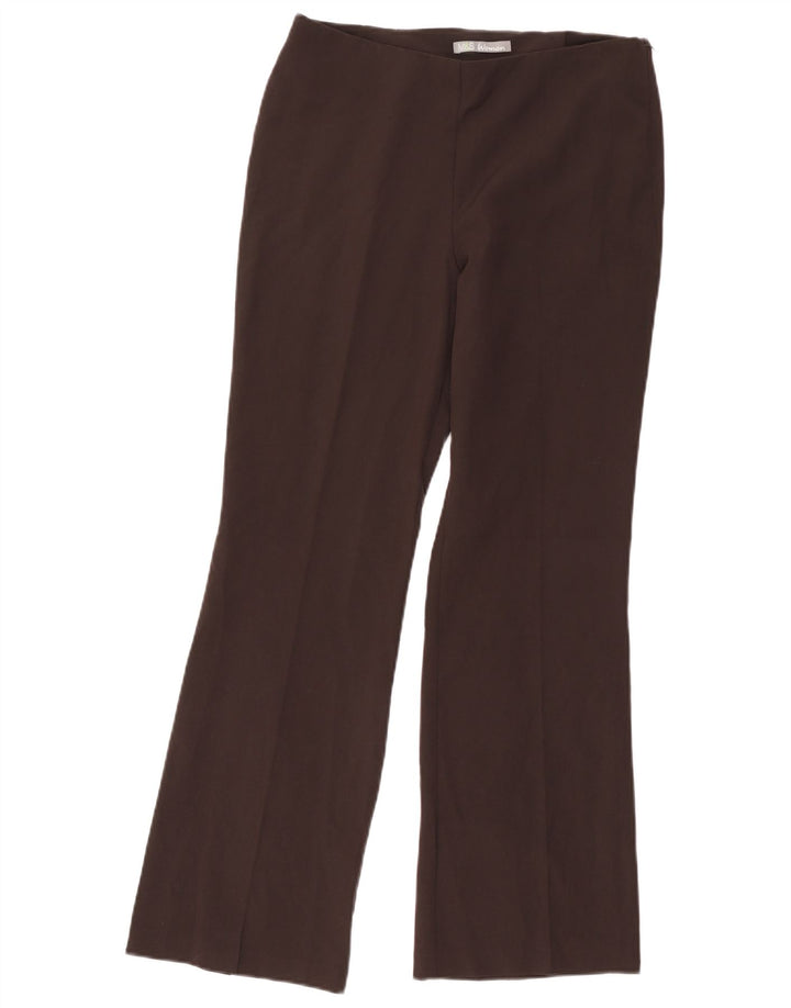 Pantalones Casual de Corte Acampanado para Mujer Marks & Spencer UK 12 Mediano W30 L29 Gris