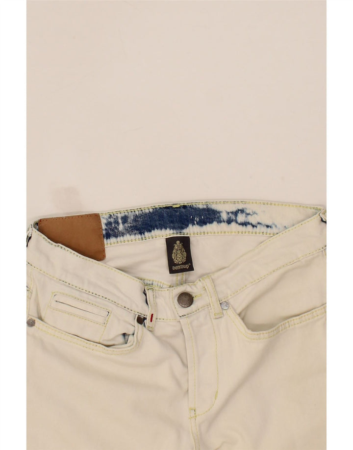 DONDUP Womens Slim Jeans W30 L30 White Vintage Dondup and Second-Hand Dondup from Messina Hembry 