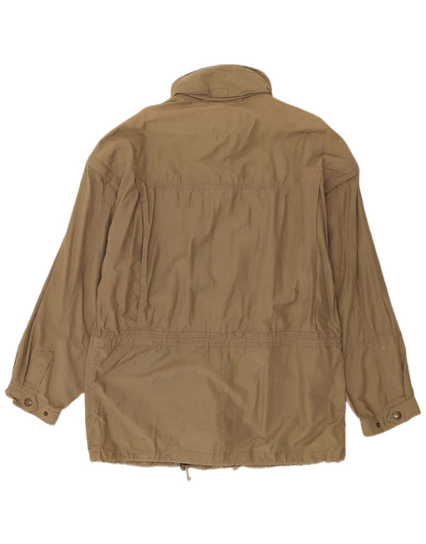 Camel Active Chaqueta utilitaria con capucha para hombre EU 50 Large Algodón caqui