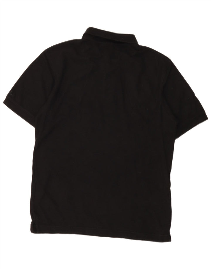 Fila Polo Hombre Pequeño Algodón Negro
