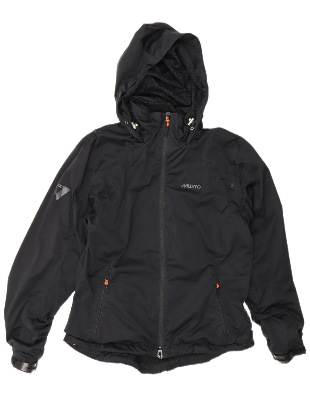 Musto Chaqueta Cortavientos Extragrande con Capucha para Mujer UK 10 Small Black